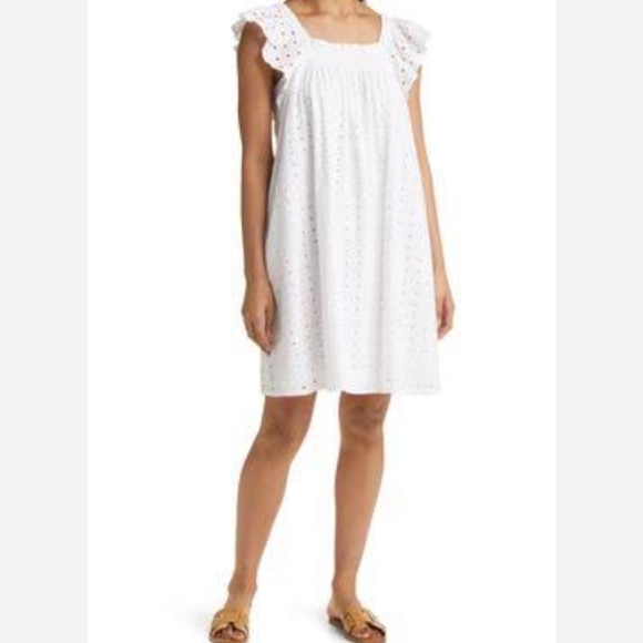 Nordstrom Matching Broderie Anglaise Cotton Dress - Picture 12 of 12